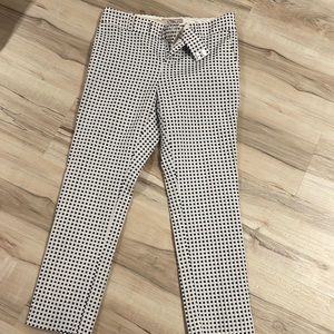 Straight ankle pants.